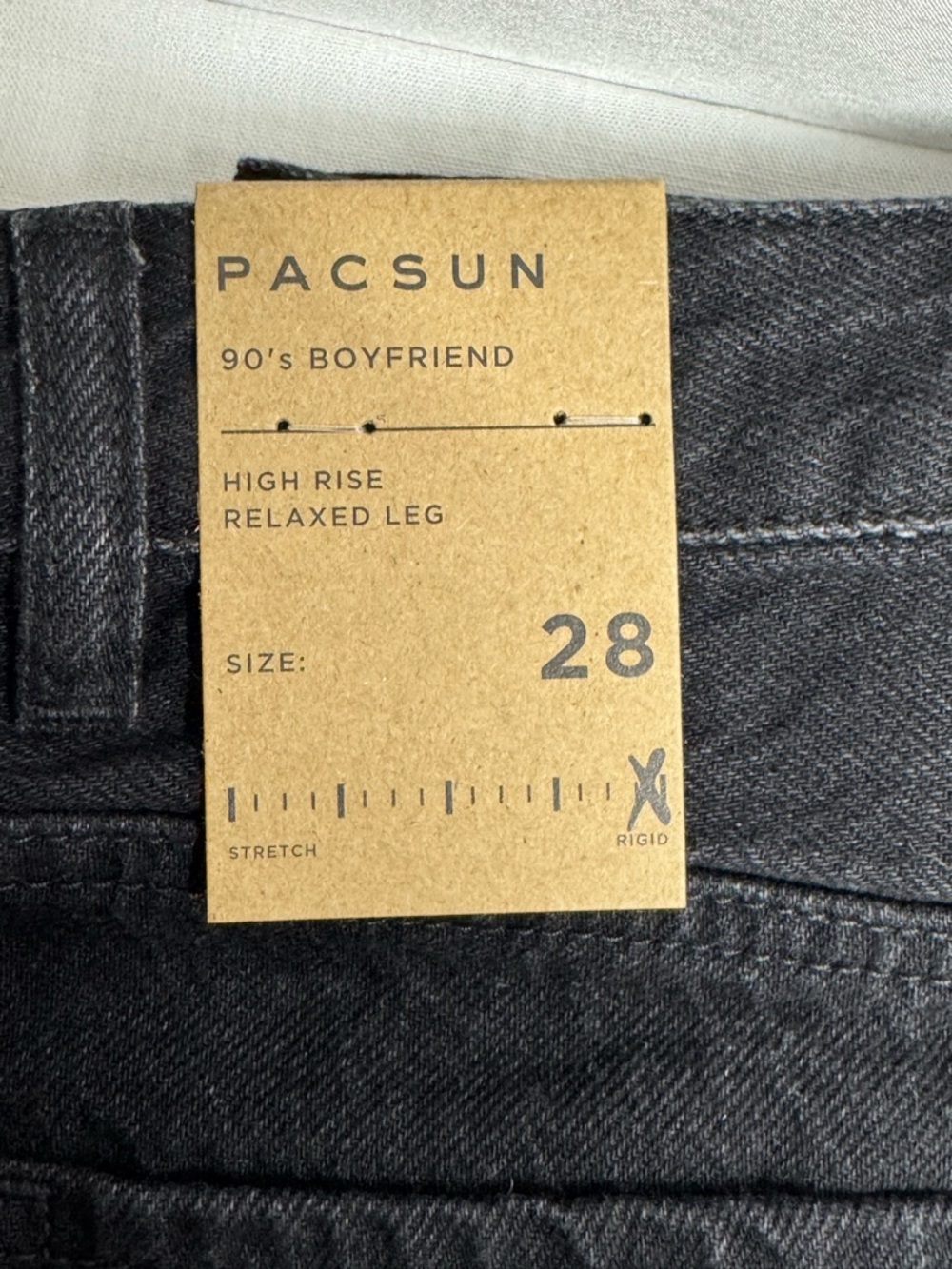 PacSun 90’s Boyfriend High Rise Black Relaxed Leg